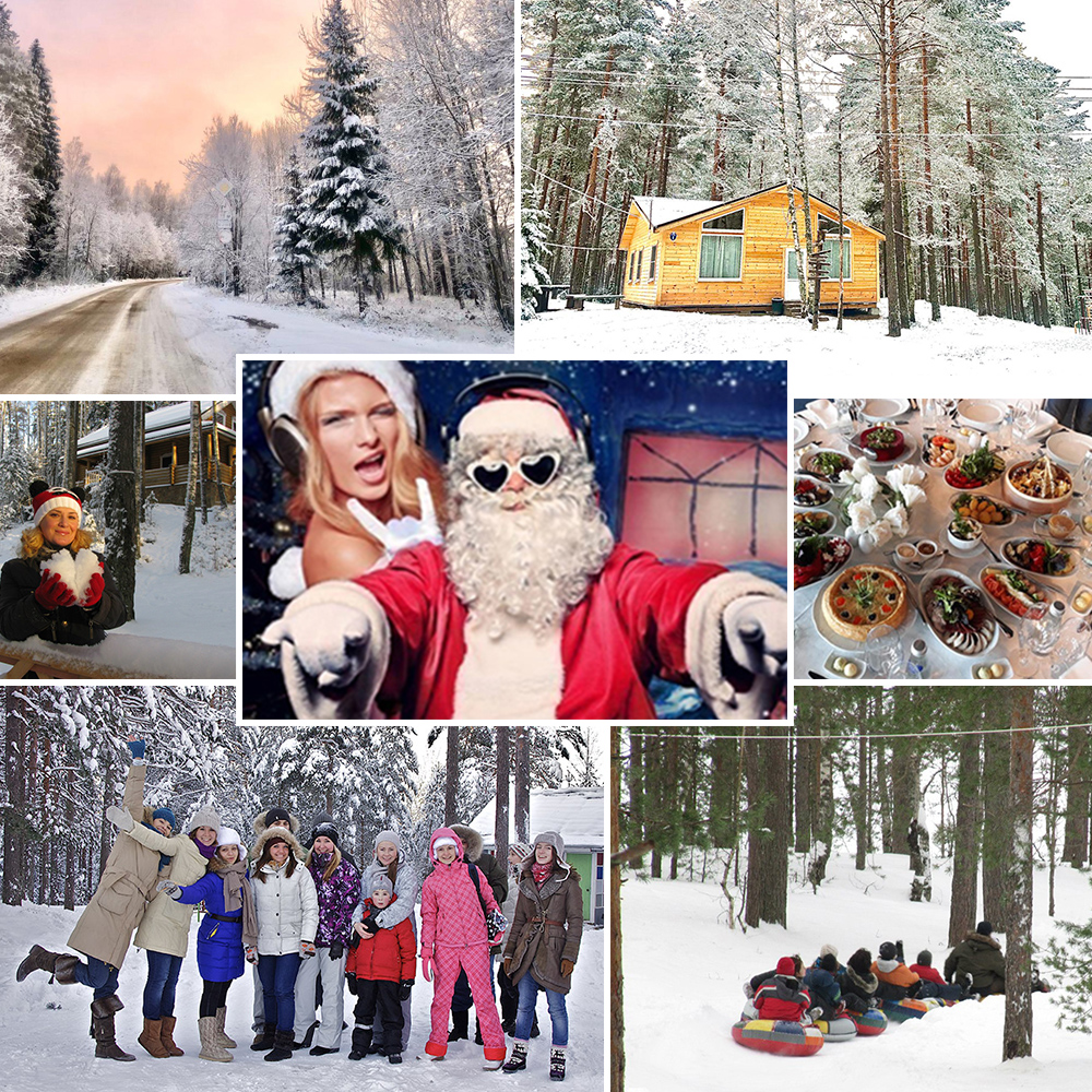 Новый год и зимние каникулы на базе отдыха Журавушка в Ленинградской области