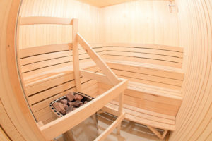 Сауна в коттедже VIP+ на базе отдыха Журавушка в Ленобласти
